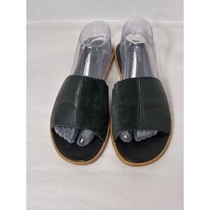 sorel ella block sandals Black Slip On Sz 9 Summer Classic